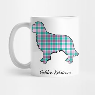 Retriever Mom Plaid Mug